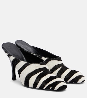 Colt zebra-print calf hair mules | Khaite