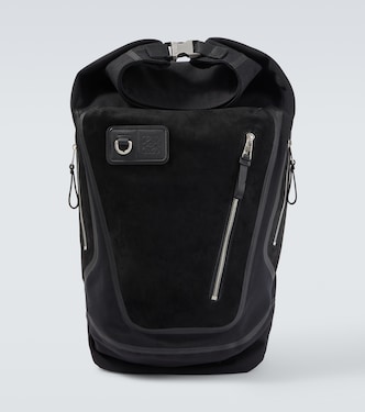 Flex canvas and suede backpack | Loewe