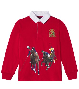 Polo in cotone con stampa | Polo Ralph Lauren Kids