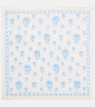 Skull silk scarf | McQueen