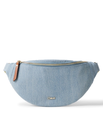 Marsupio in denim con logo | Chloé Kids