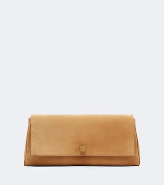Audrey suede clutch | Khaite