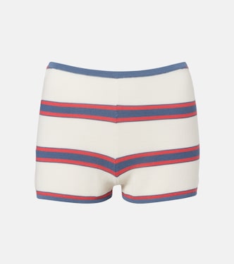 Playa striped cotton-blend shorts | Faithfull