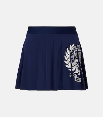 x Wimbledon logo pleated tennis skirt | Polo Ralph Lauren
