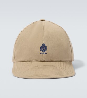 Logo canvas baseball cap | Prada