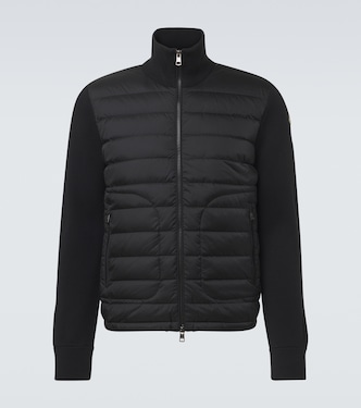 Daunenjacke Tricot mit Strick | Moncler