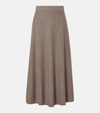 Torie cashmere midi skirt | Lisa Yang