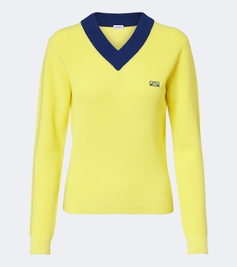 Double L cotton and wool sweater | Loewe