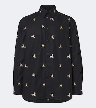 Embroidered cotton poplin shirt | Simone Rocha
