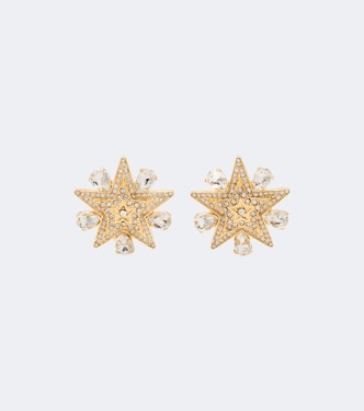 Starbust crystal-embellished clip-on earrings | Dolce&Gabbana