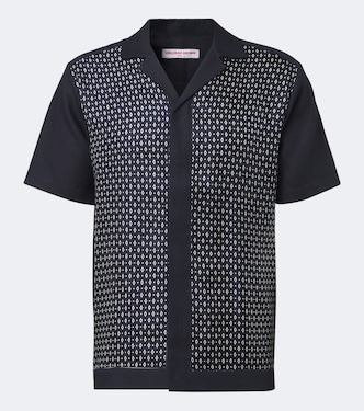 Maitan silk and linen shirt | Orlebar Brown
