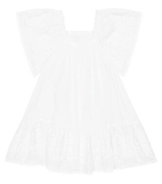Anneke embroidered cotton dress | Zimmermann Kids