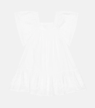 Anneke embroidered cotton dress | Zimmermann Kids