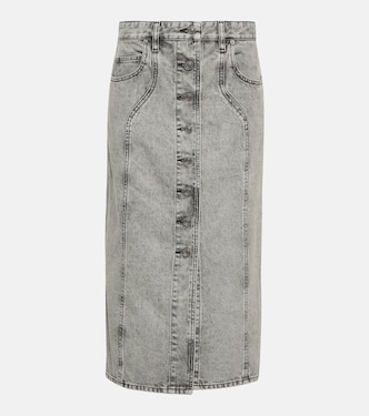Vandy denim midi skirt | Marant Etoile