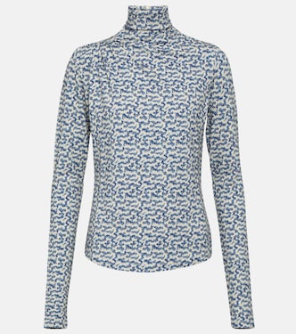 Lou printed jersey turtleneck top | Marant Etoile