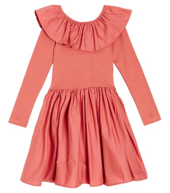 Ruffled cotton-blend dress | Molo