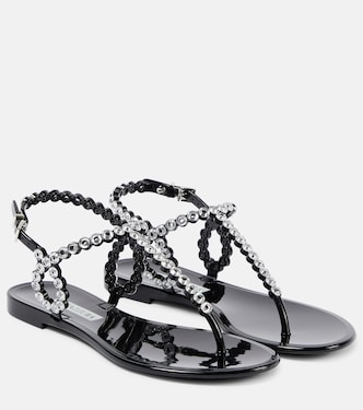 Almost Bare embellished PVC sandals | Aquazzura