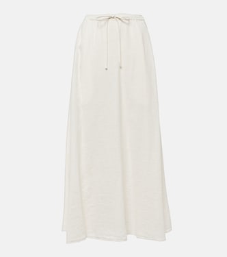 Bailey linen maxi skirt | Velvet