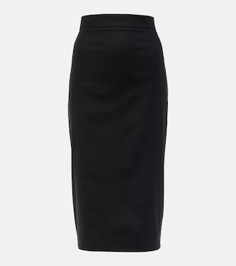 Eden cotton-blend pencil skirt | Max Mara