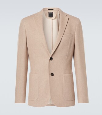 Cotton, wool and cashmere blazer | Zegna