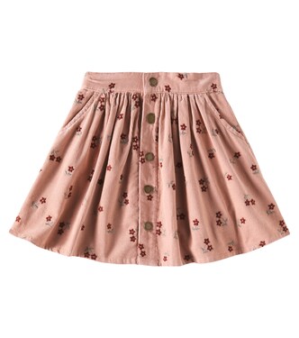 Blossom embroidered cotton skirt | Rylee + Cru