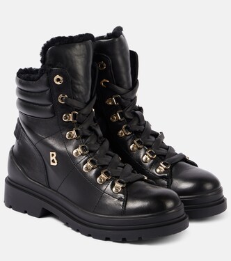 St. Moritz leather lace-up boots | Bogner