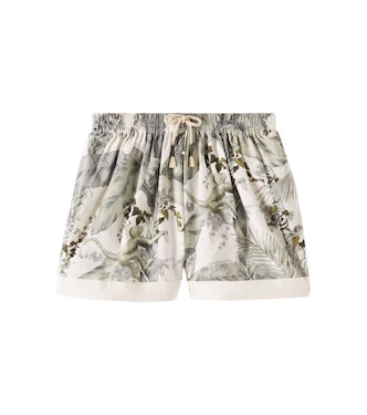 Wylie floral cotton shorts | Zimmermann Kids