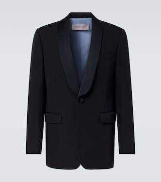 Virgin wool tuxedo jacket | Valentino