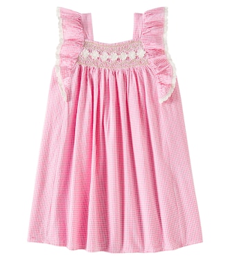 Embroidered cotton dress | Louise Misha