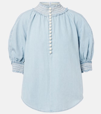 Blusa Ascension de denim | Zimmermann