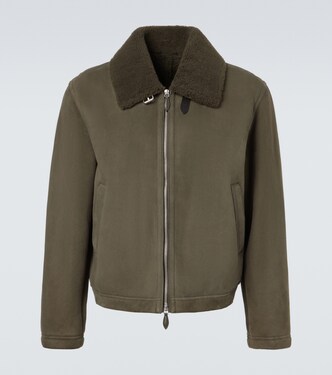 Blouson aus Veloursleder mit Shearling | Berluti