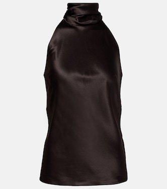 Chilton halterneck silk-blend top | Ralph Lauren Collection