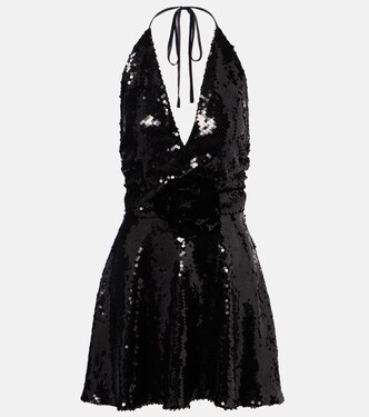 Sequined halterneck minidress | Dolce&Gabbana