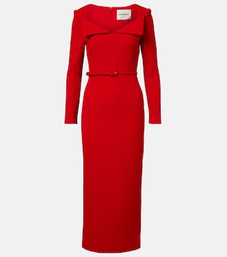 Belted wool midi dress | Roland Mouret