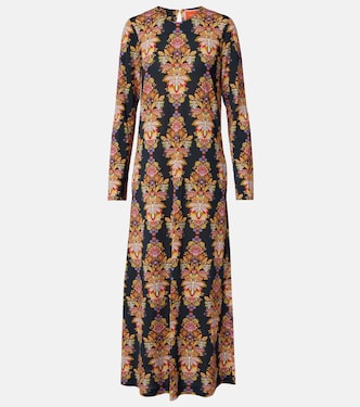 Printed jersey maxi dress | La DoubleJ