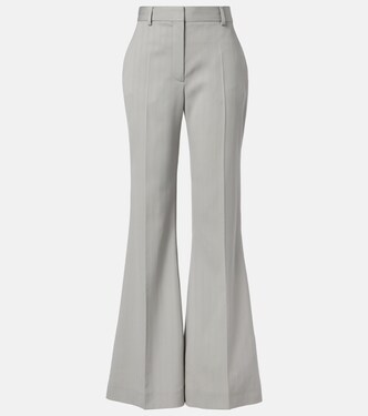 Striped wool bootcut pants | Stella McCartney