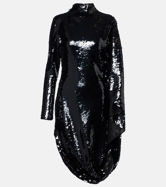 Draped sequined minidress | Stella McCartney