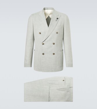 Anzug aus Wolle, Seide und Leinen | Lardini