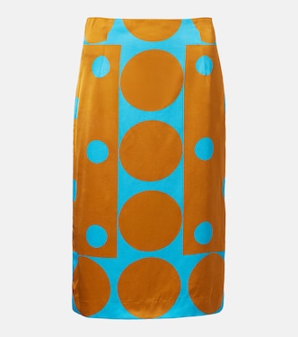 Polka-dot pencil skirt | Dries Van Noten