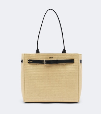 Audrey Medium woven shoulder bag | Tom Ford