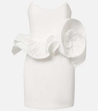 Bridal Ozias ruffled bustier dress | Rebecca Vallance