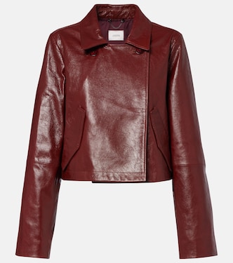 Cropped-Lederjacke Broken Shine | Dorothee Schumacher