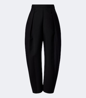 Wool and mohair barrel pants | Róhe