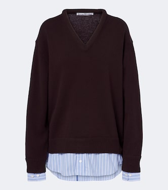 Layered wool sweater | Acne Studios