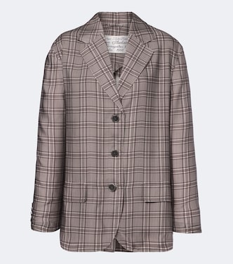 Blazer à carreaux | Acne Studios