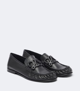 Double L leather loafers | Loewe