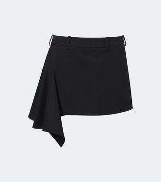 Draped wool miniskirt | Givenchy