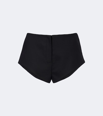 Wool-blend shorts | David Koma