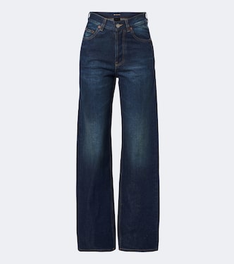Faded wide-leg jeans | Saint Laurent
