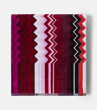 Giacomo 셰브론 코튼 테리 배스 타월 | Missoni